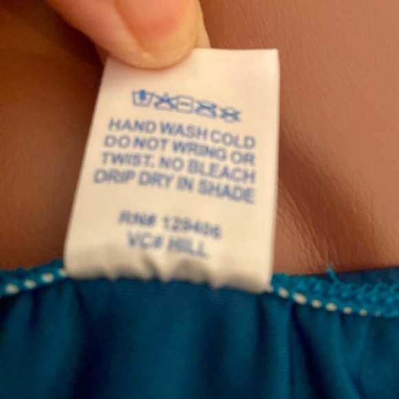 Venus 4 piece NWOT bikini skirt/dress set Teal sequin - Picture 10 of 16